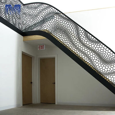 Balcon Contemporary Stair Handrail Railing Balustrade Aluminum Material